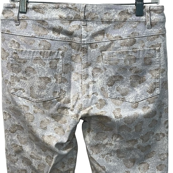 J. McLaughlin Maisie Slim Pants Light Lavender Snakeskin Print Women’s Size 6 - Picture 3 of 8